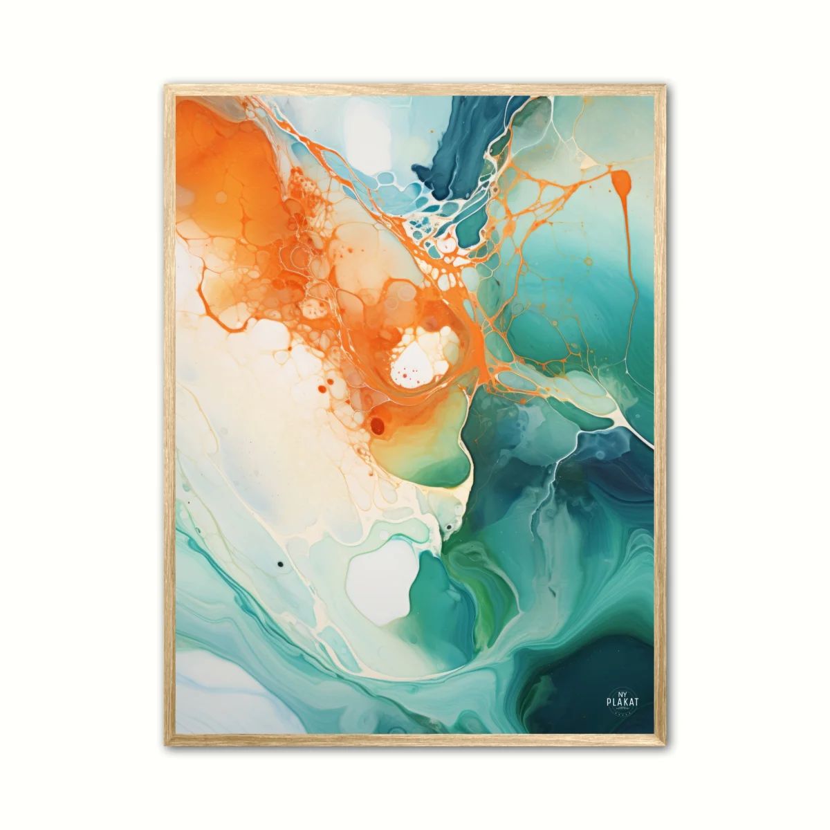 Vivid Impressions - Abstrakt plakat 21 x 29,7 cm (A4)