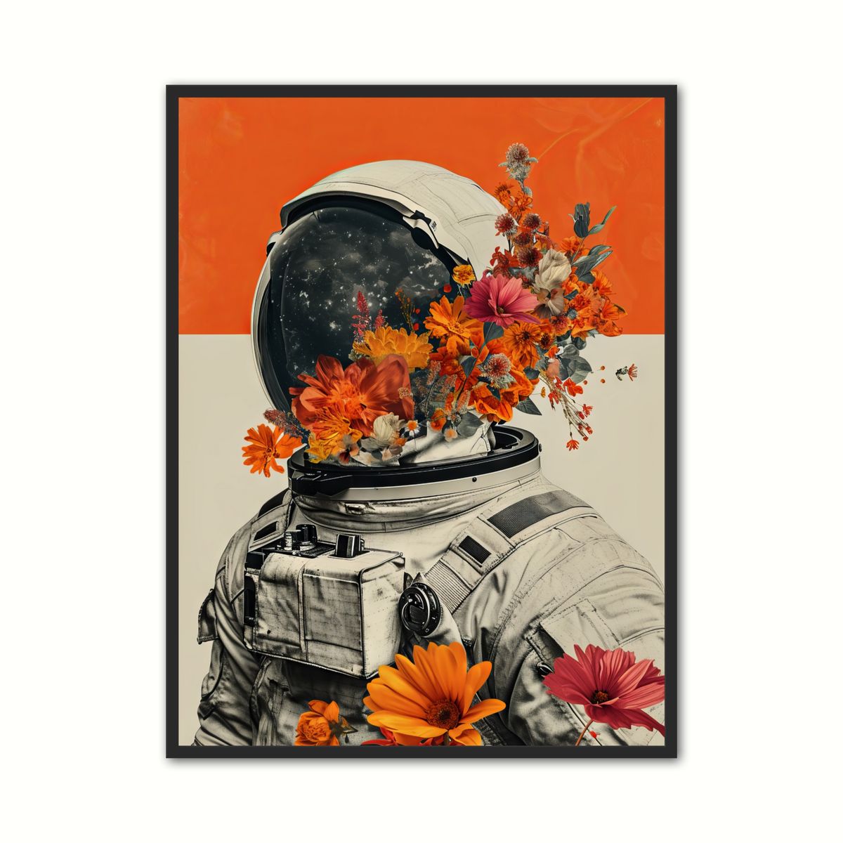 Plakat med Astronaut Plakat Nr. 24 21 x 29,7 cm (A4)