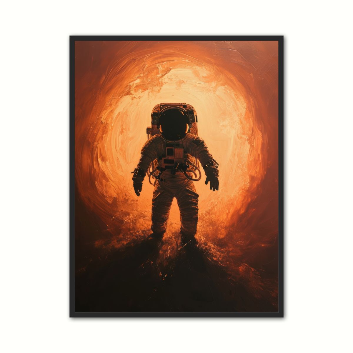 Plakat med Astronaut Plakat Nr. 14 50 x 70 cm (B2)