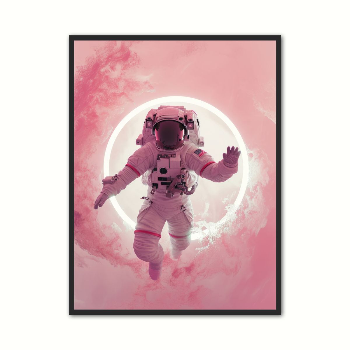 Plakat med Astronaut Plakat Nr. 6 21 x 29,7 cm (A4)