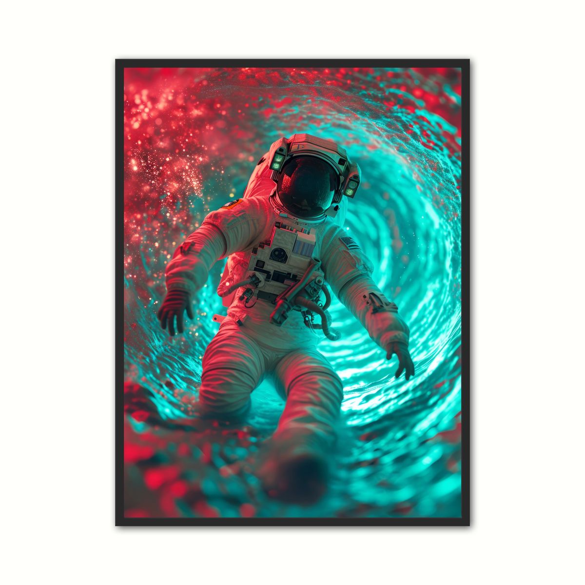 Plakat med Astronaut Plakat Nr. 17 50 x 70 cm (B2)