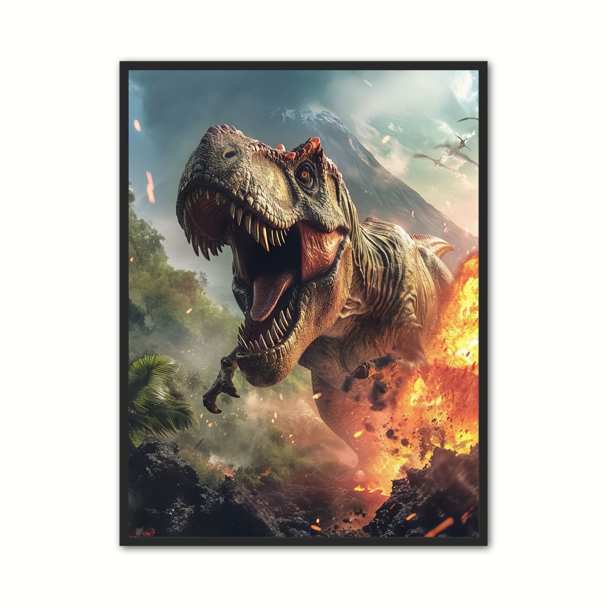 Plakat med Dinosaur Plakat 4 - T-Rex 30 x 40 cm