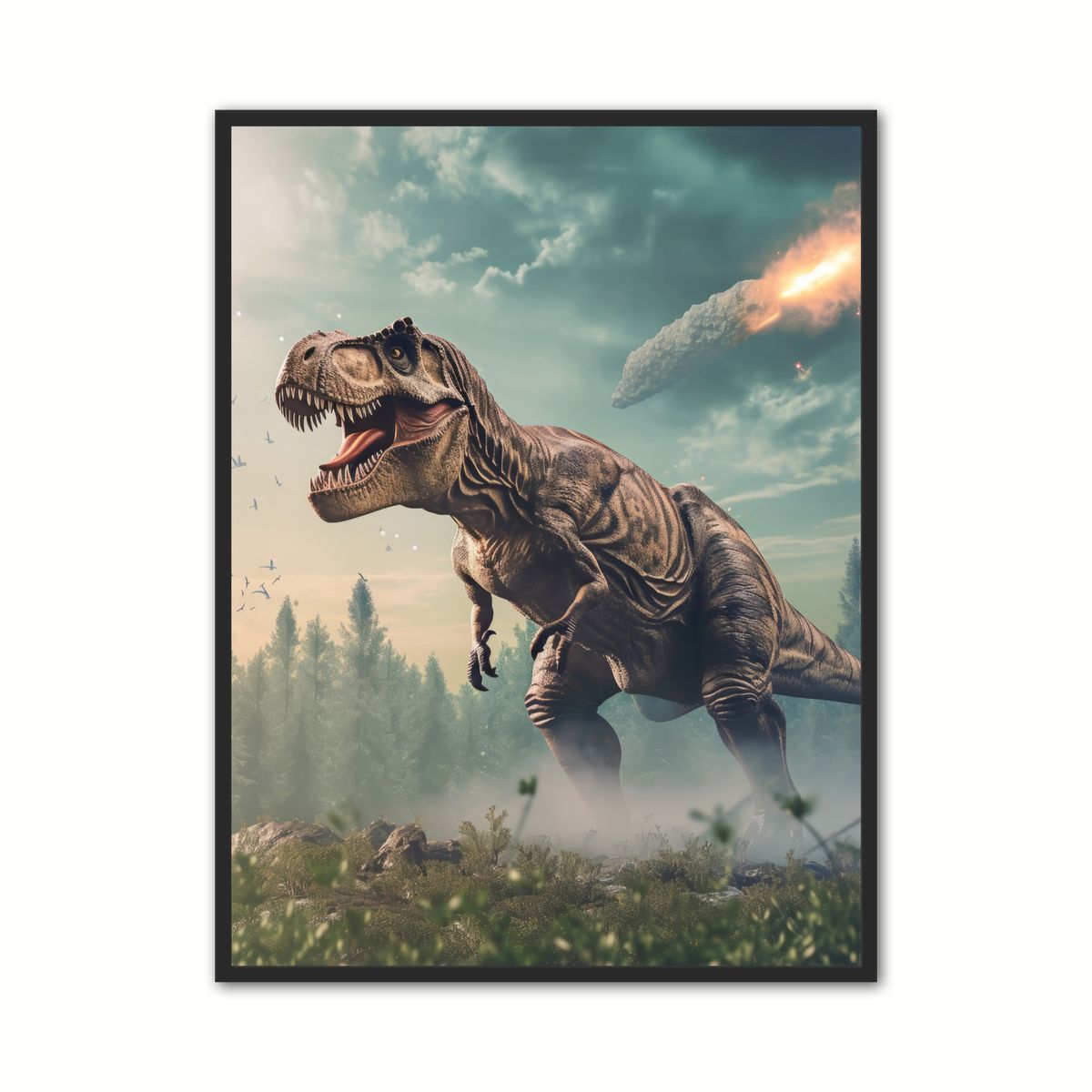 Plakat med Dinosaur Plakat 1 - T-Rex 50 x 70 cm (B2)