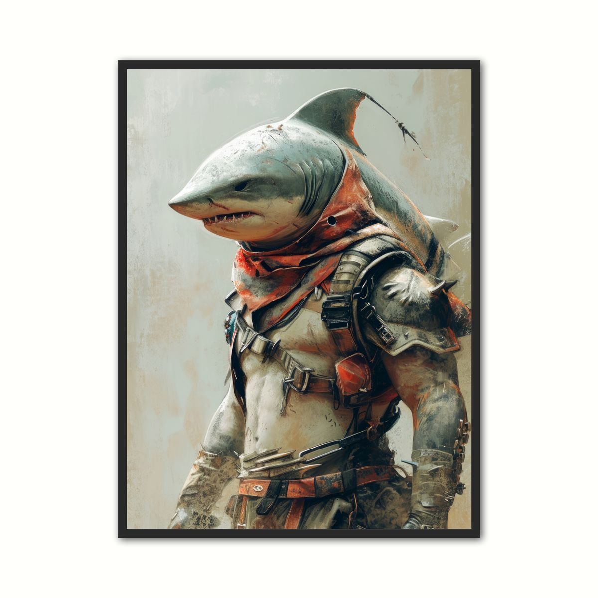 Plakat med Gamer Plakat 2 - Shark Attack 30 x 40 cm