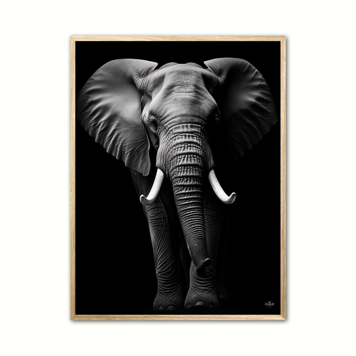 Plakat med Elefant Plakat 1 21 x 29,7 cm (A4)