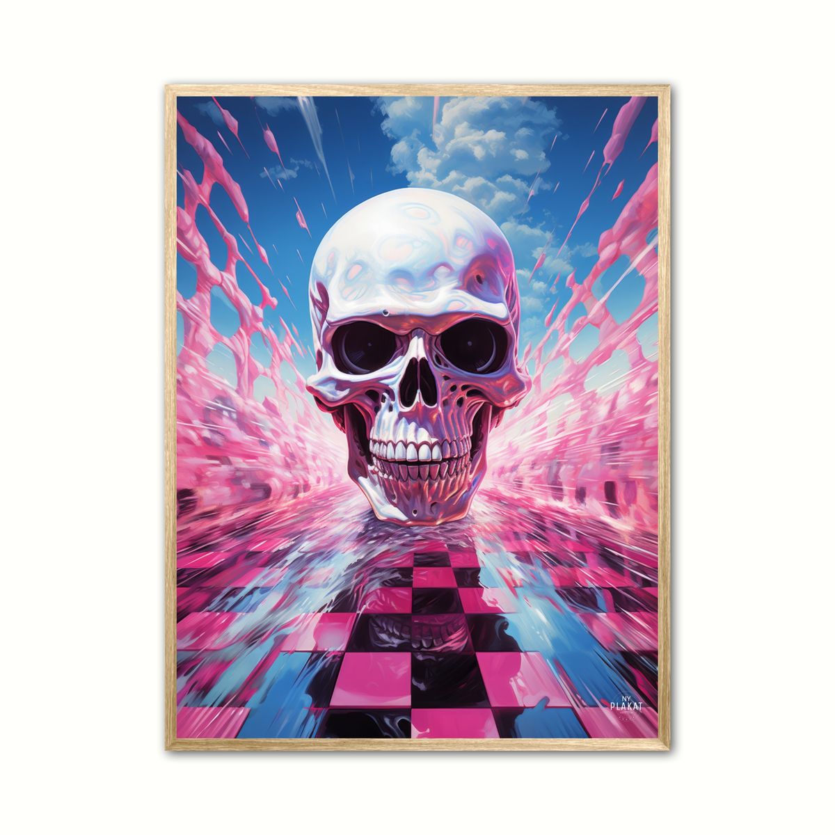 Death Machine in Checkered Race plakat 30 x 40 cm