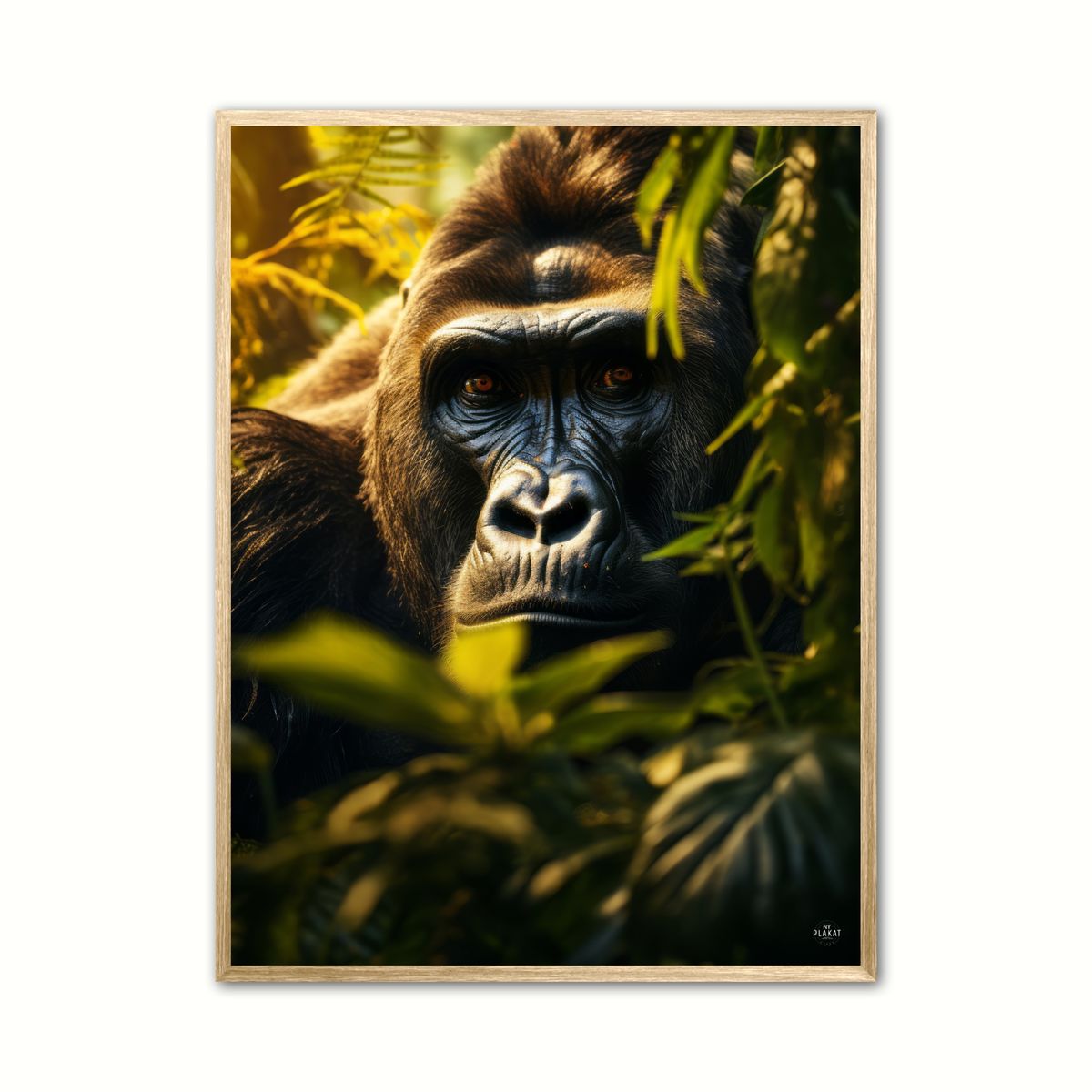 Plakat med Gorilla Plakat 7 21 x 29,7 cm (A4)