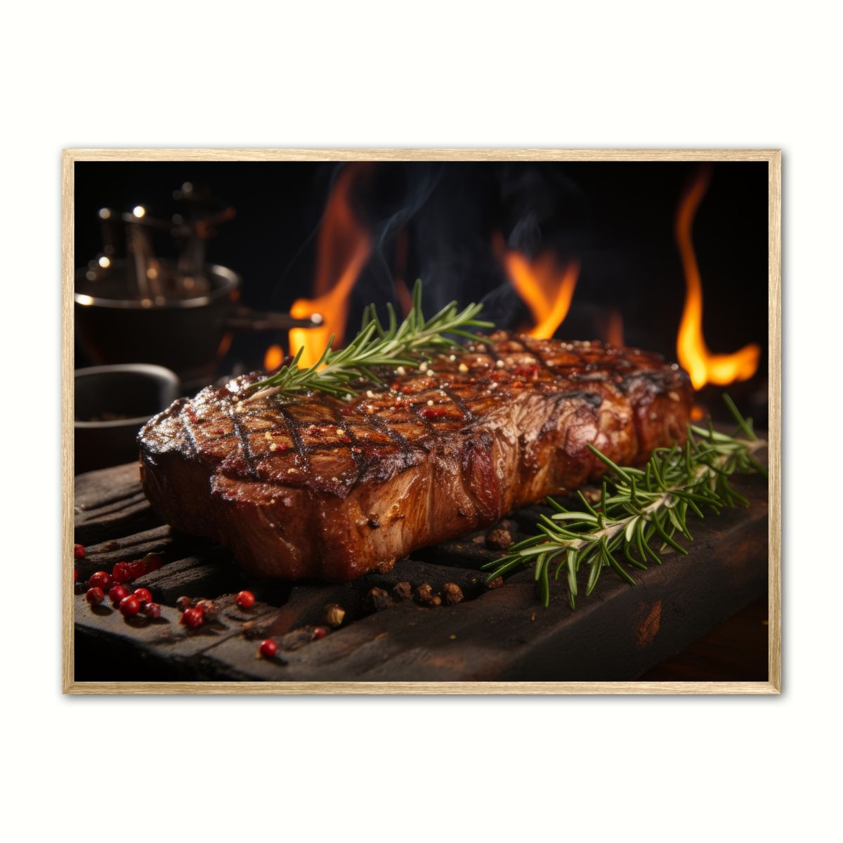 Steak plakat nr. 1 30 x 40 cm