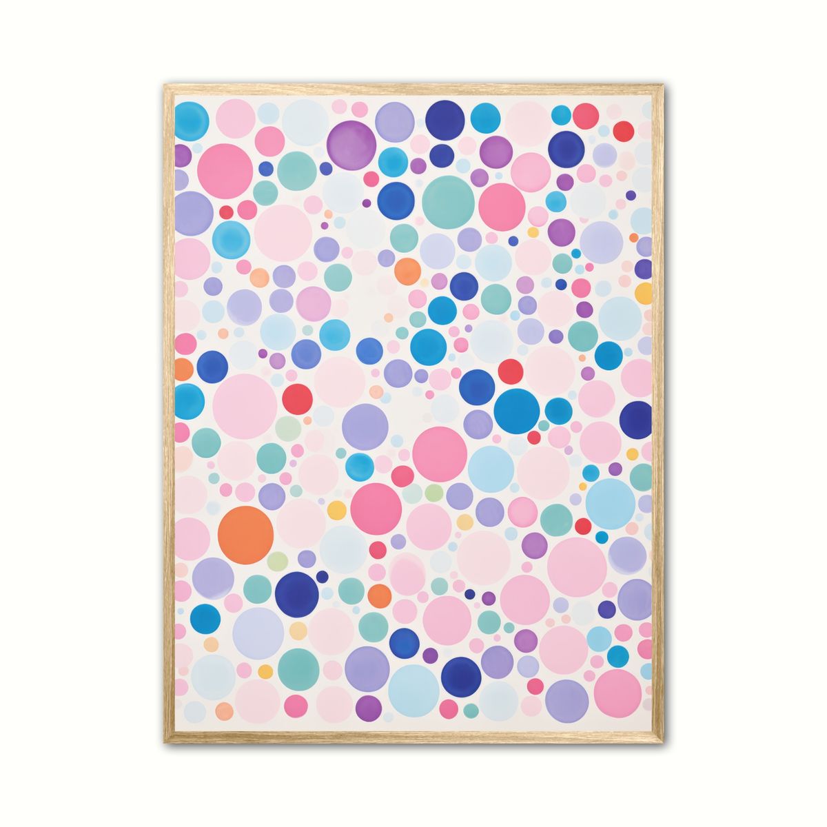 Pastel Circle Fusion plakat 50 x 70 cm (B2)