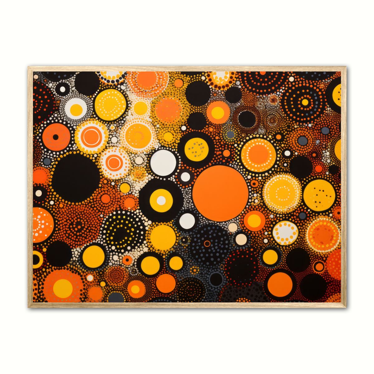 Retro plakat - Retro Dot Fusion 50 x 70 cm (B2)