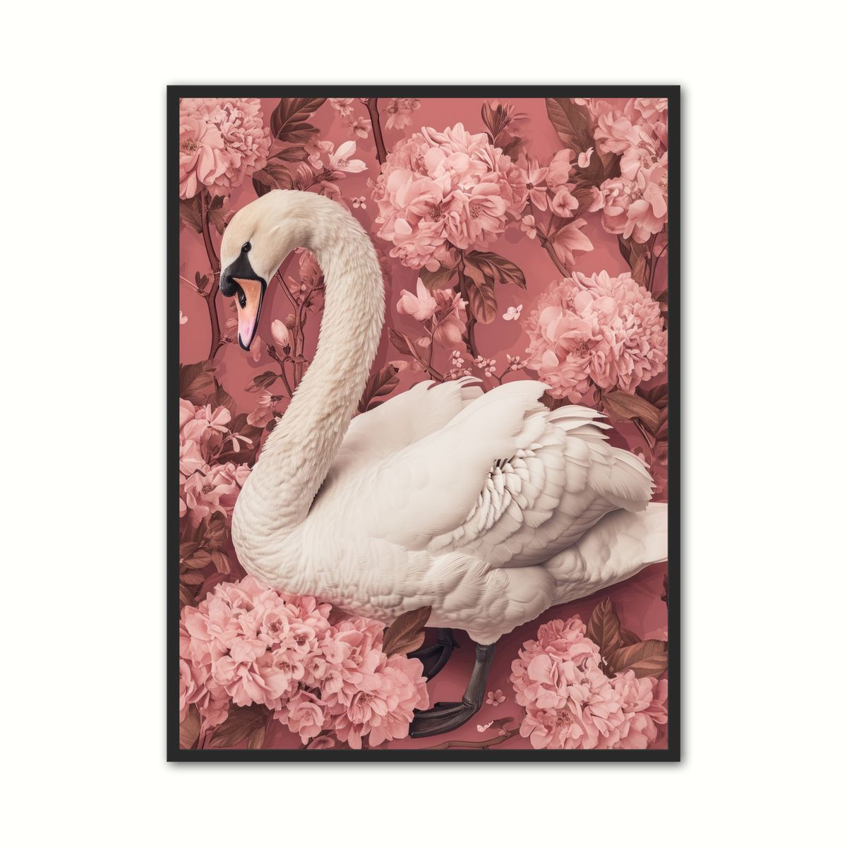 Plakat med Svane Plakat 13 - Flora 21 x 29,7 cm (A4)