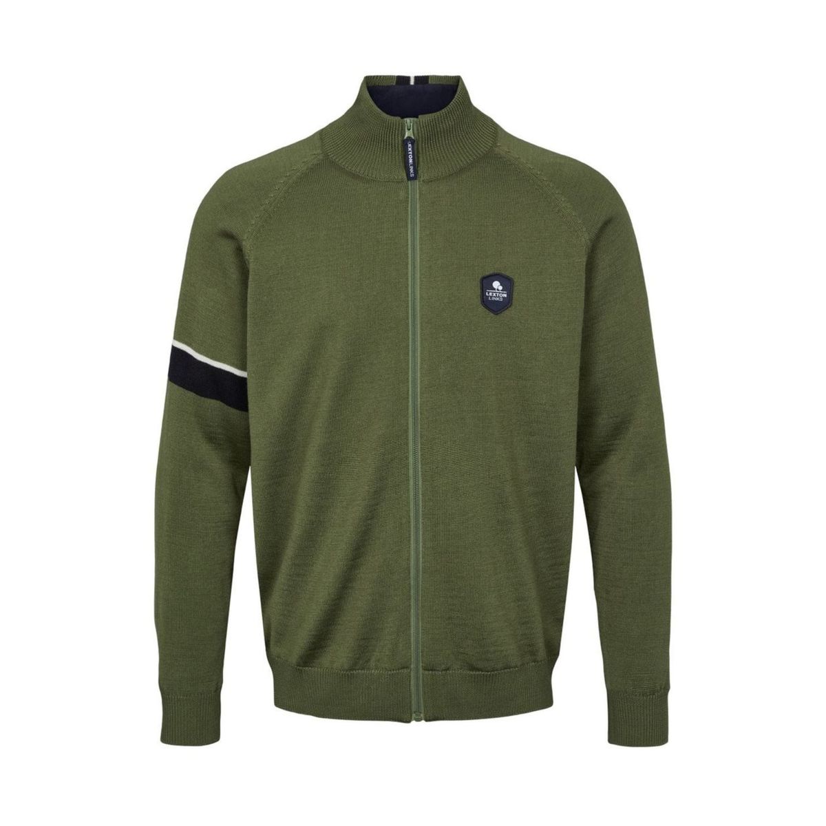 Algoma Windbreaker Knitted Olive/navy M