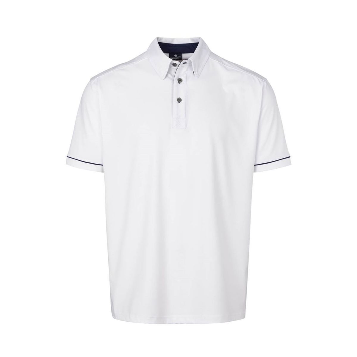 Barley Polo White/navy XL