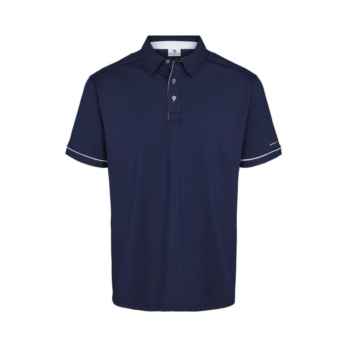 Barley Polo Navy/white L