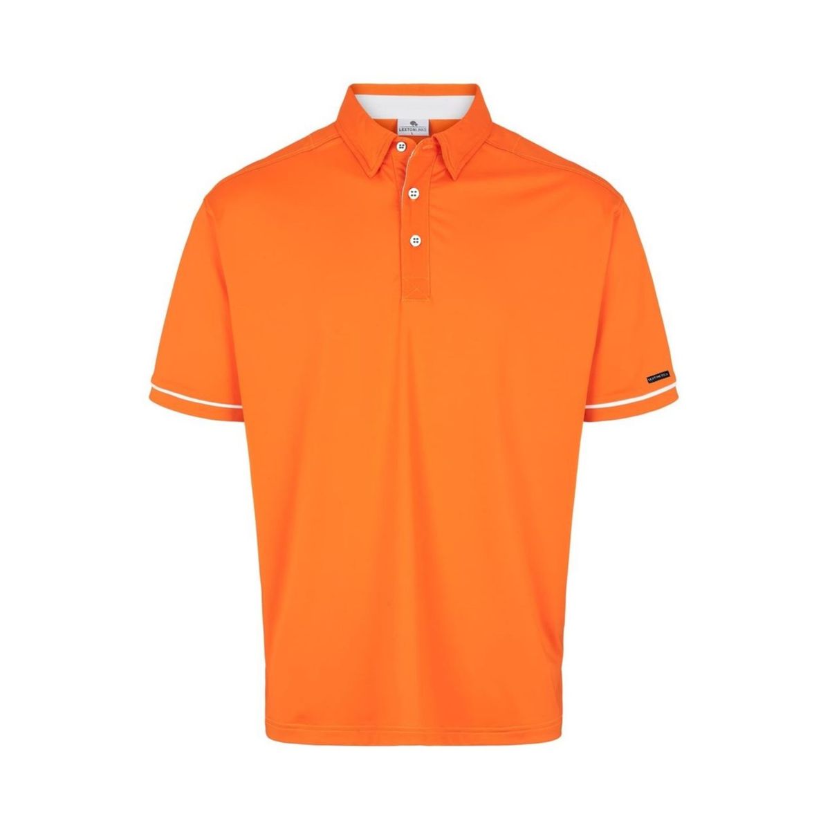 Barley Polo Orange/white M