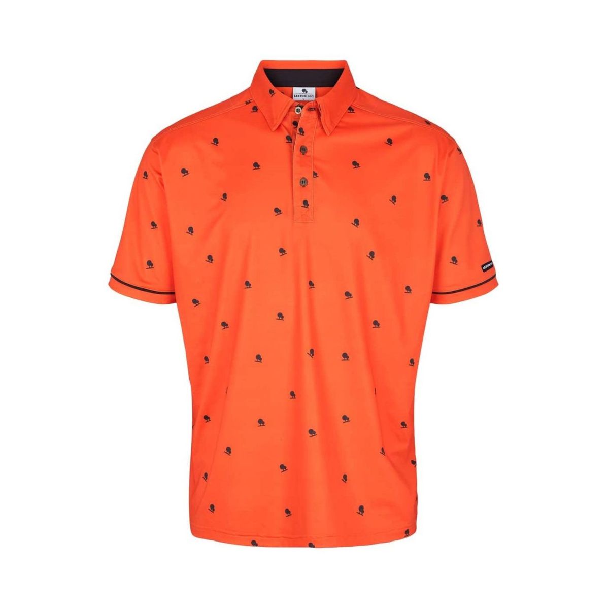 Carnaby Polo Orange/grey S