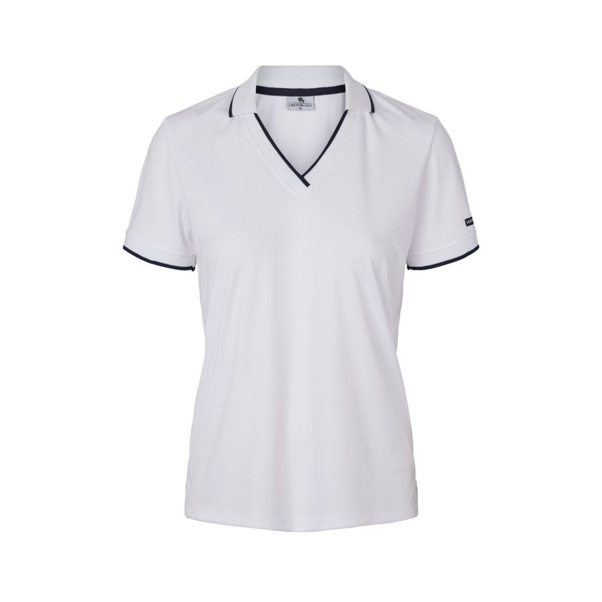 Caroline Polo White/navy 3XL