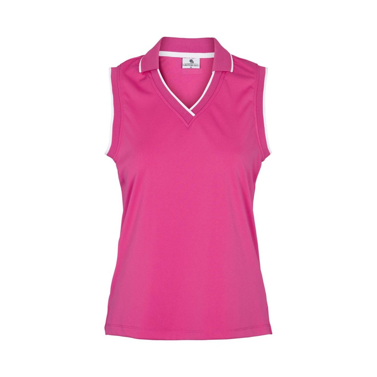 Chrystal Polo Pink/white 2XL