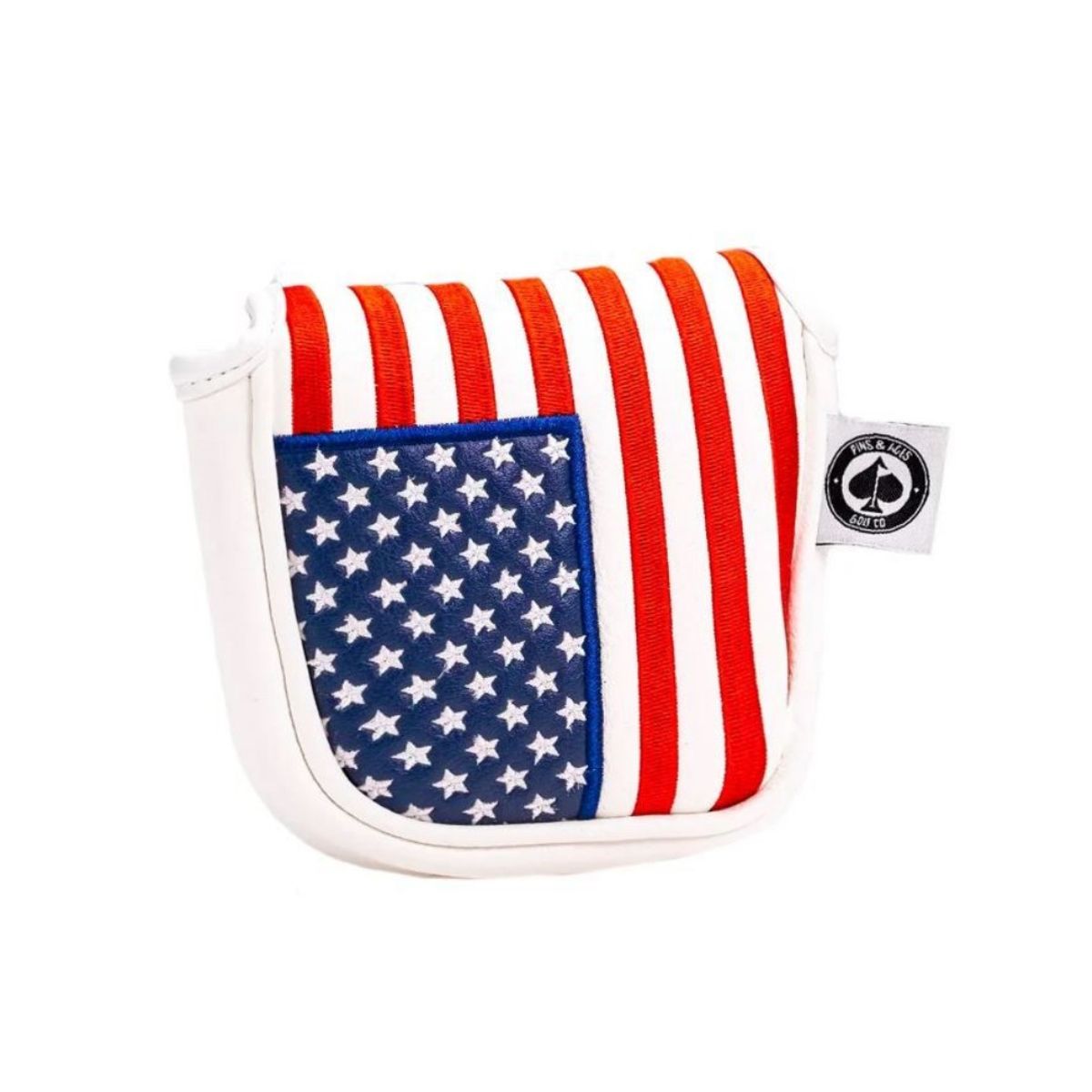 Pins and Aces Putter Headcover Mallet USA Tribute