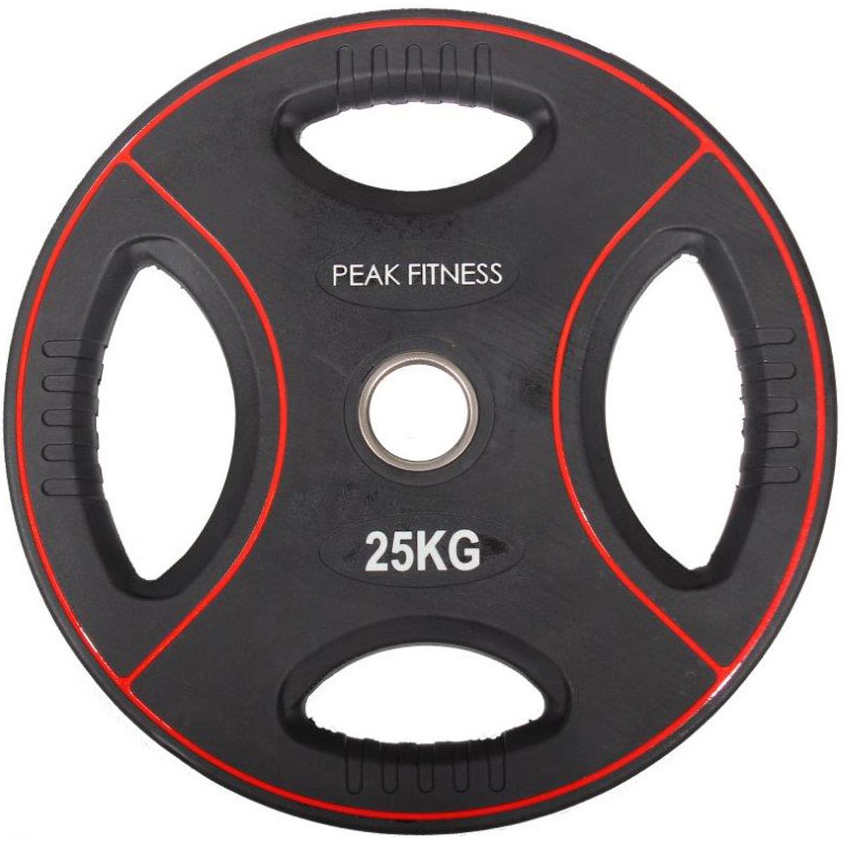 Peak Fitness - 50 mm vægtskive Poly Urethane - 25 kg