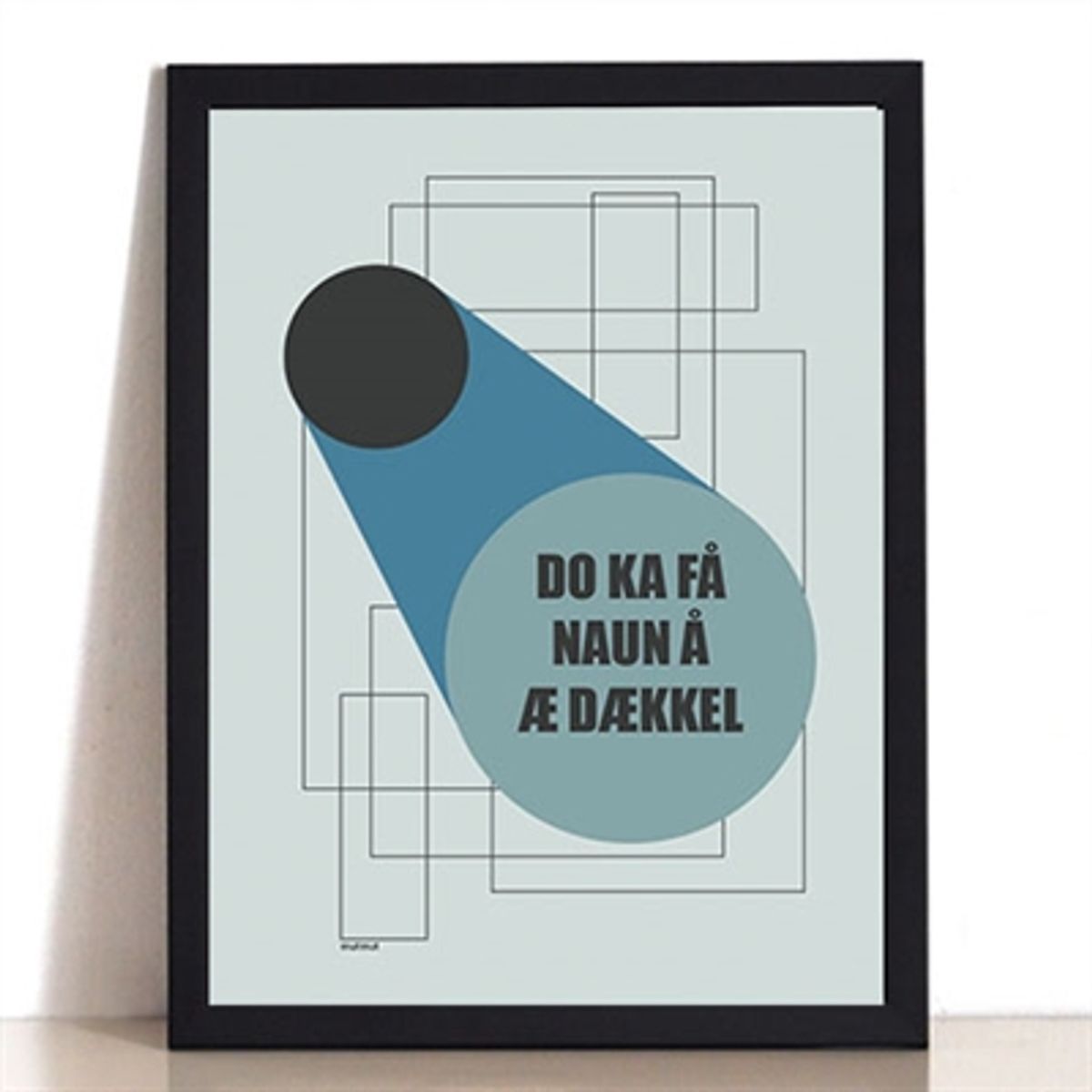 NAUN Å Æ DÆKKEL - PLAKAT