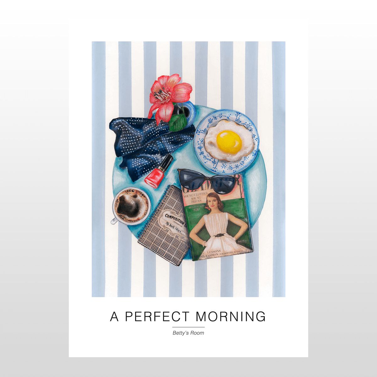 Kunstplakat "A perfect morning" A2