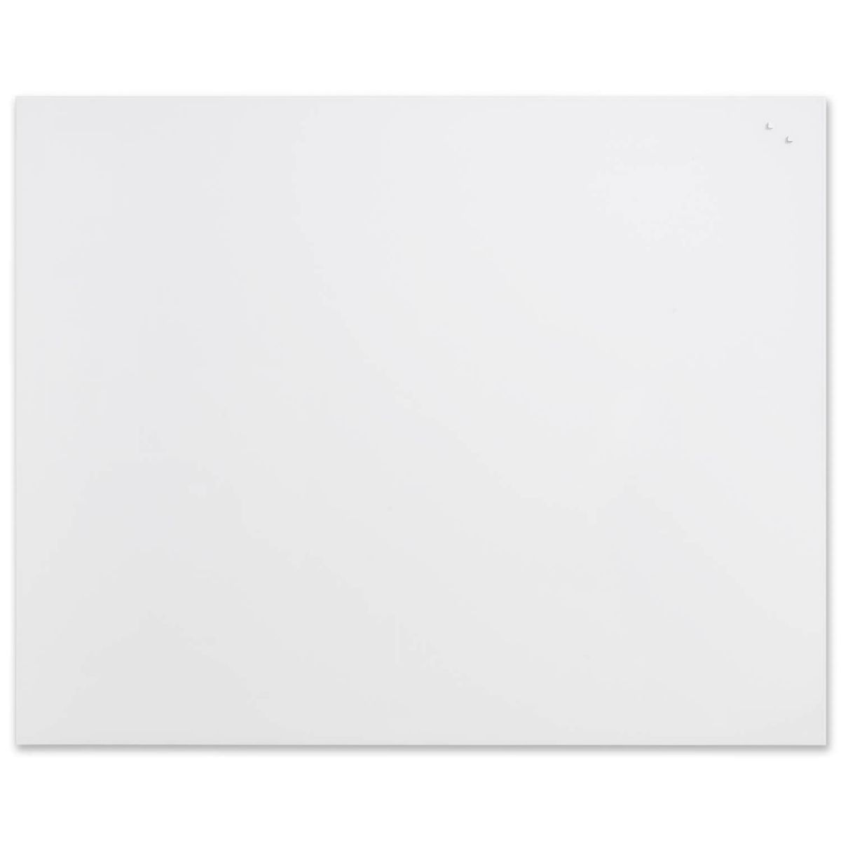 120 x 90 cm. PURE White Magnetisk Glastavle