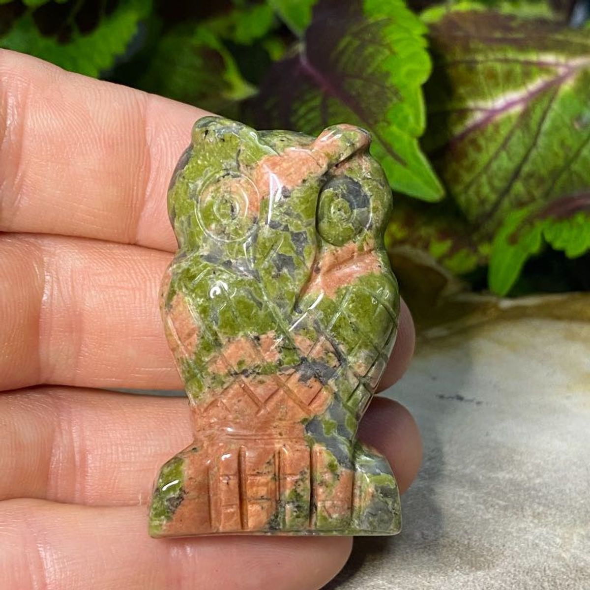 Unakite ugle 50mm