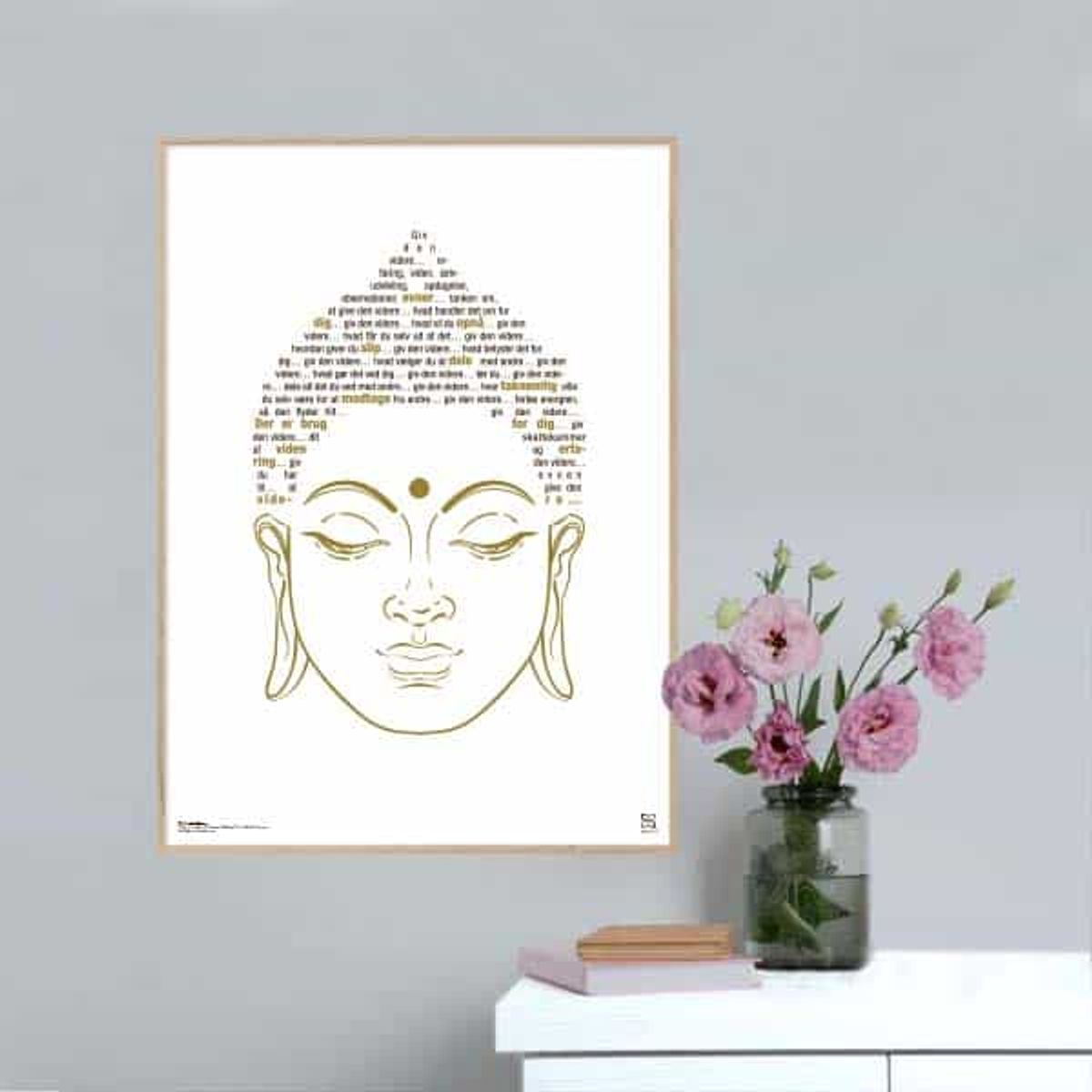 Visdomsbuddhaen - Songshape plakat - 21 x 30 cm / Small / lodret