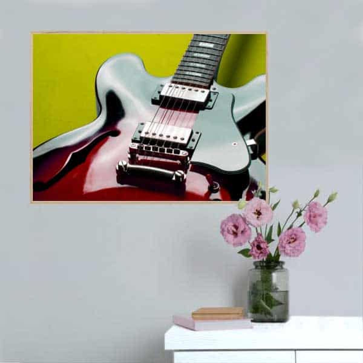 Fotoplakat - Elguitar - 30 x 21 cm / Small / vandret