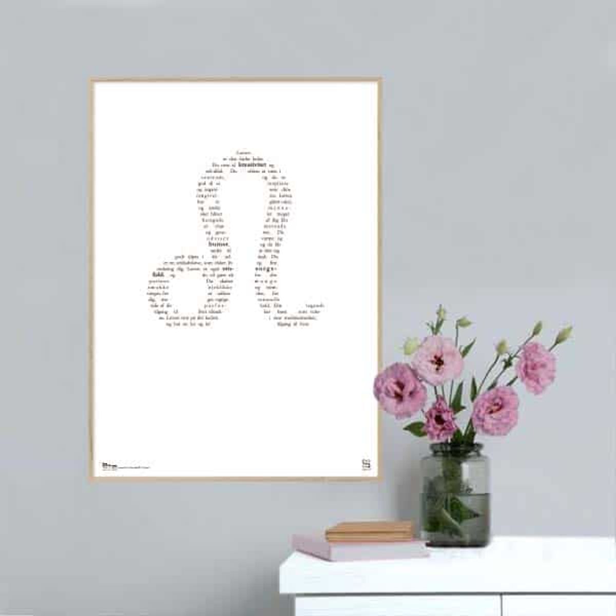 Løve - Stjernetegn plakat - 15 x 21 cm / XS / lodret