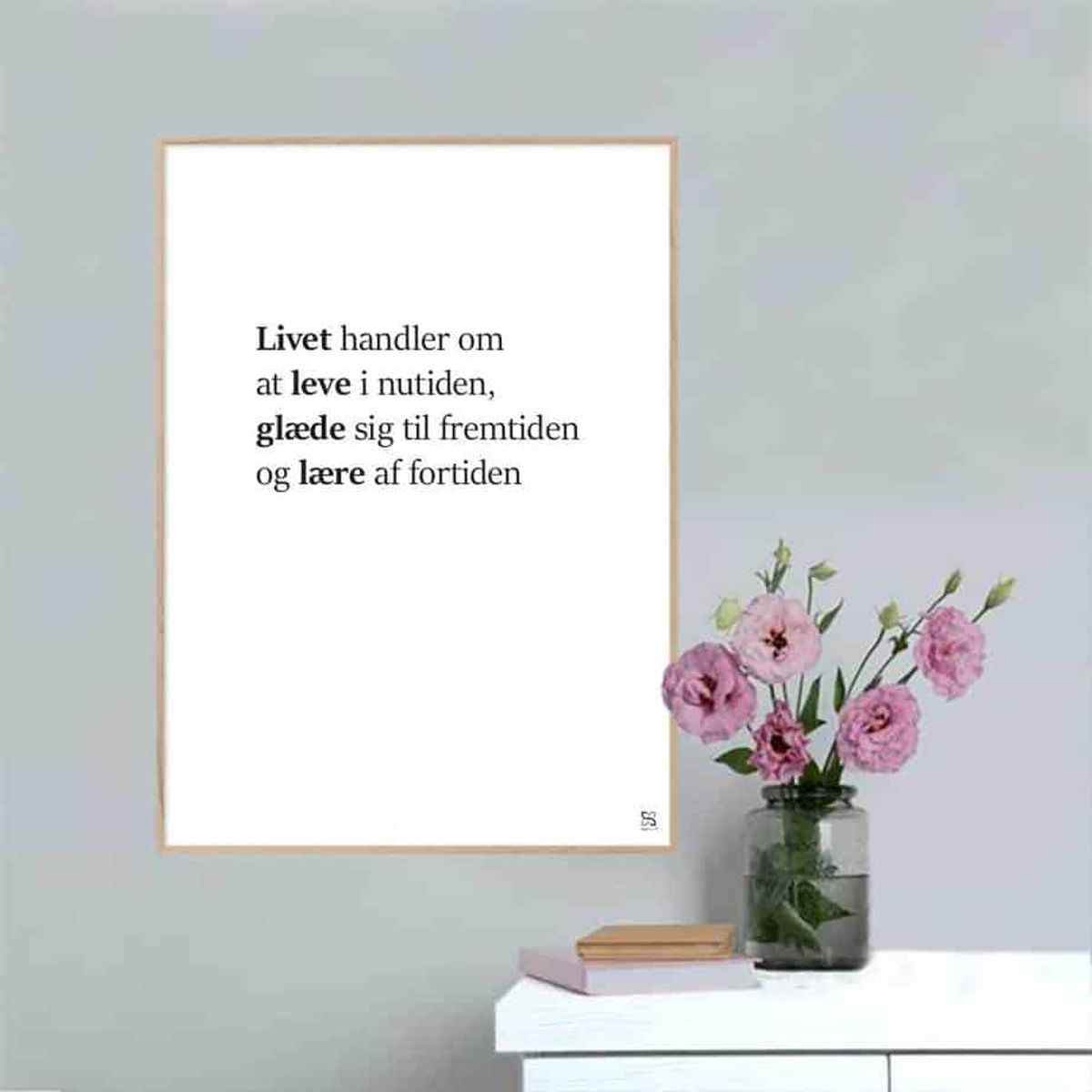 Livet handler om - plakat - 50 x 70 cm / XL / lodret