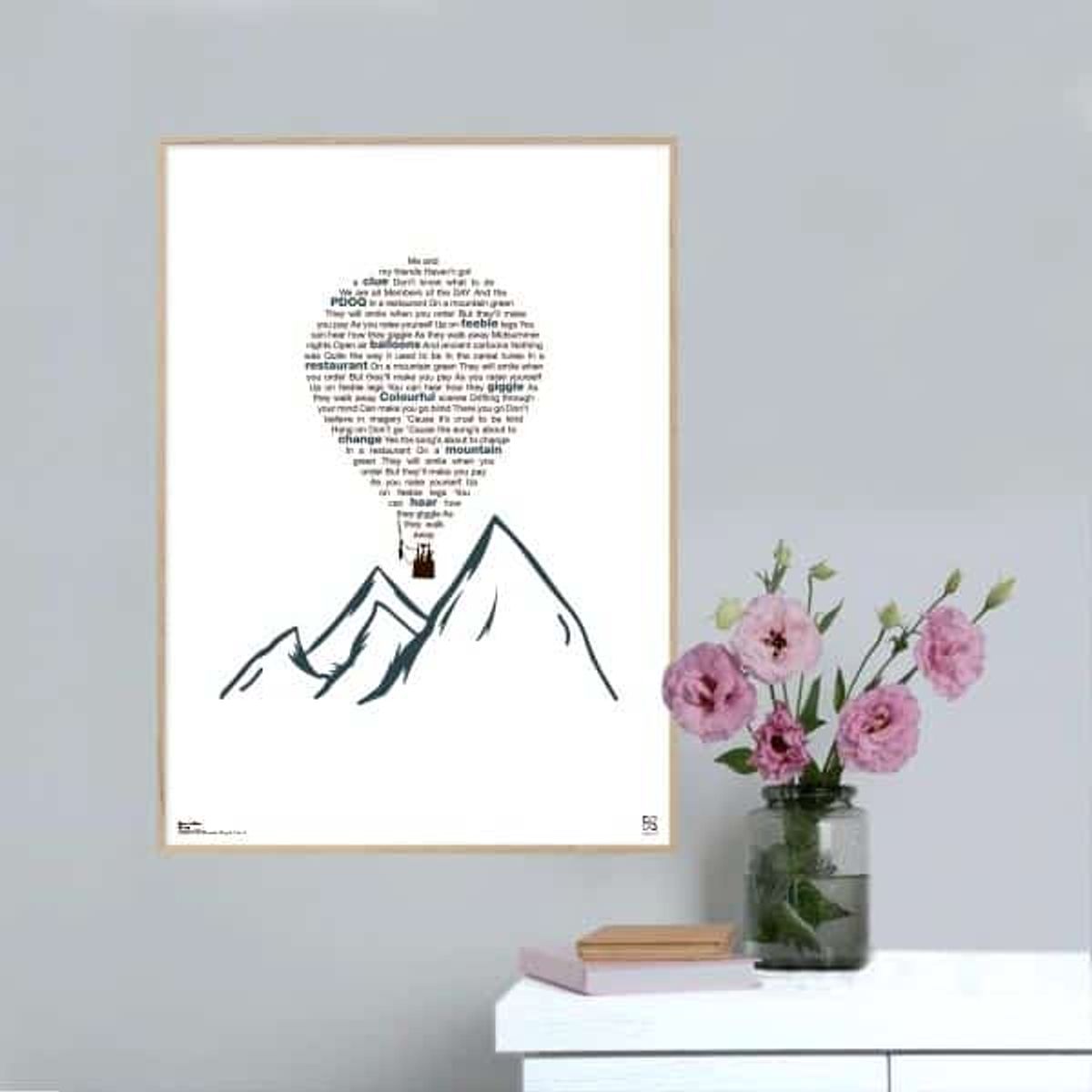 Mountain Song - Gangway plakat - 21 x 30 cm / Small / lodret