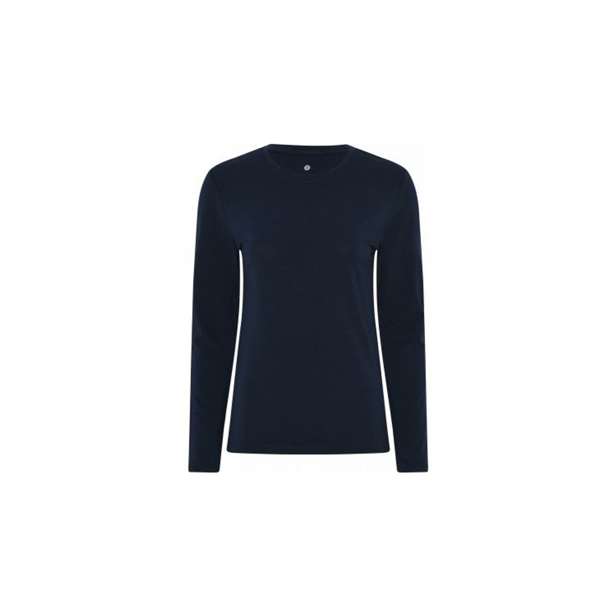 JBS of Denmark FSC-bambus langærmet T-shirt i navy til kvinder