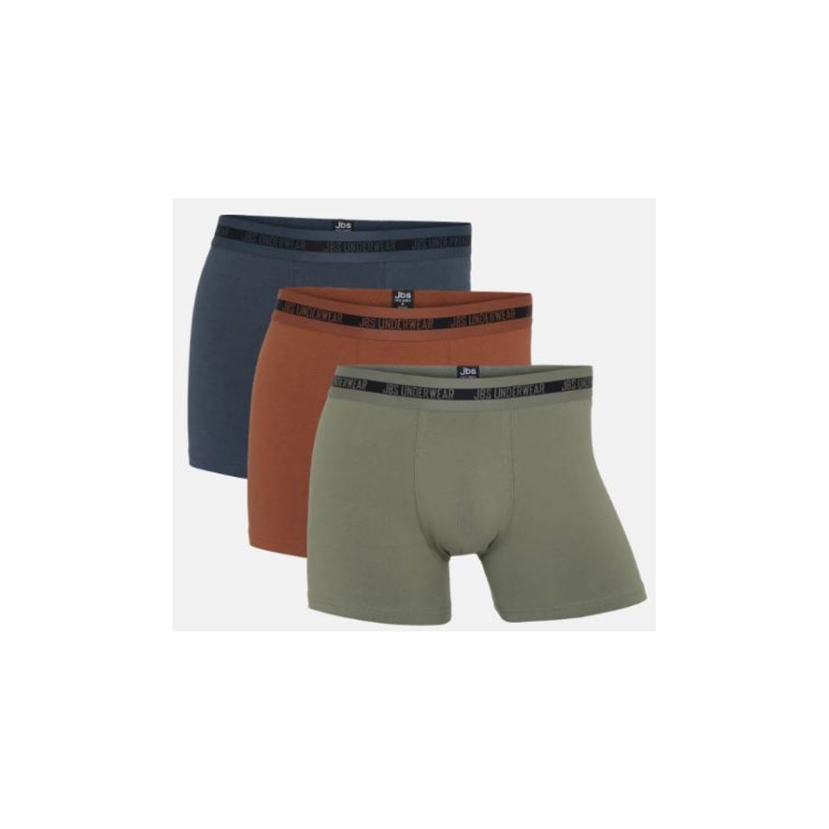 JBS 3-pak bambus boxershorts/underbukser multifarvet