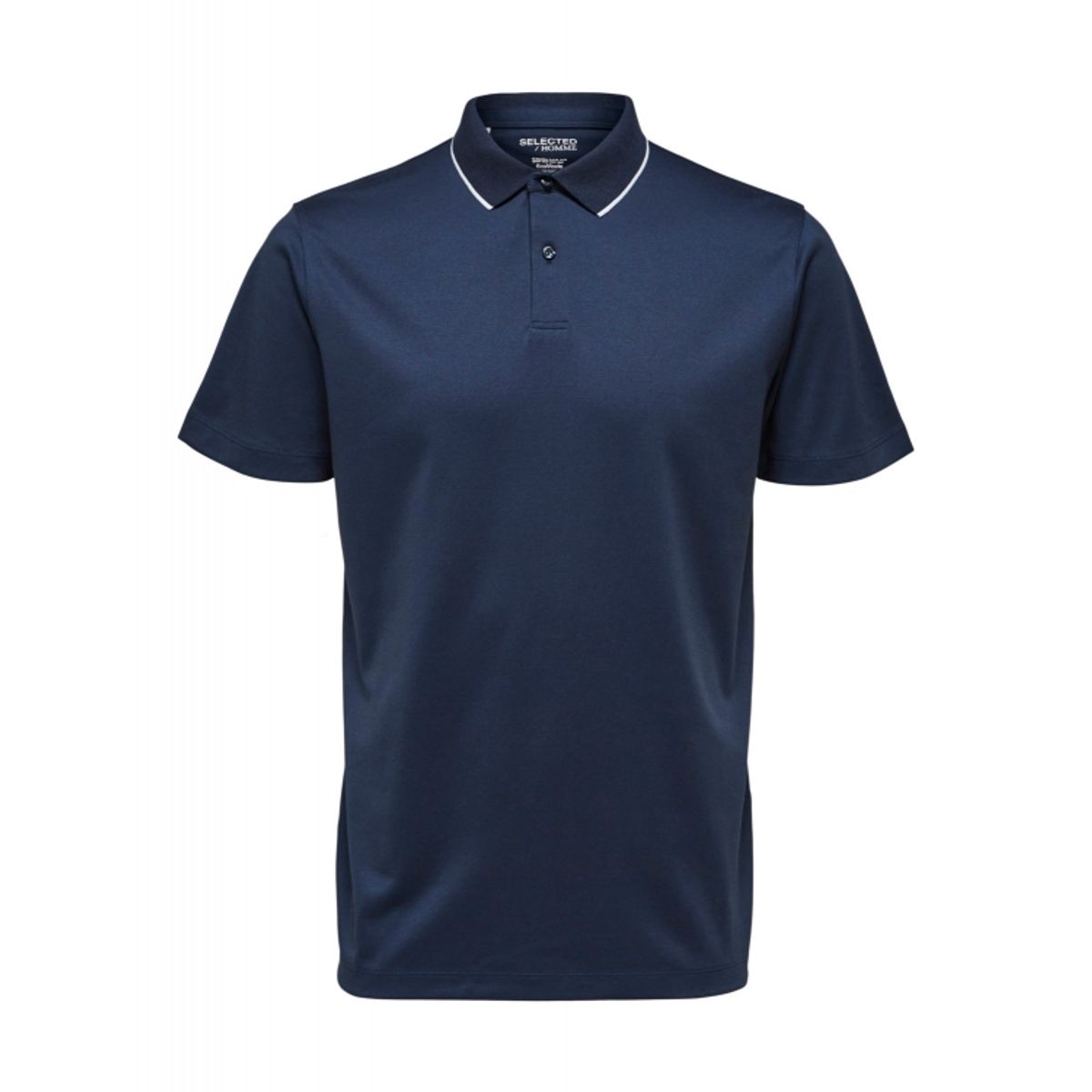 Selected kortærmet coolmax polo i navy blazer til herre