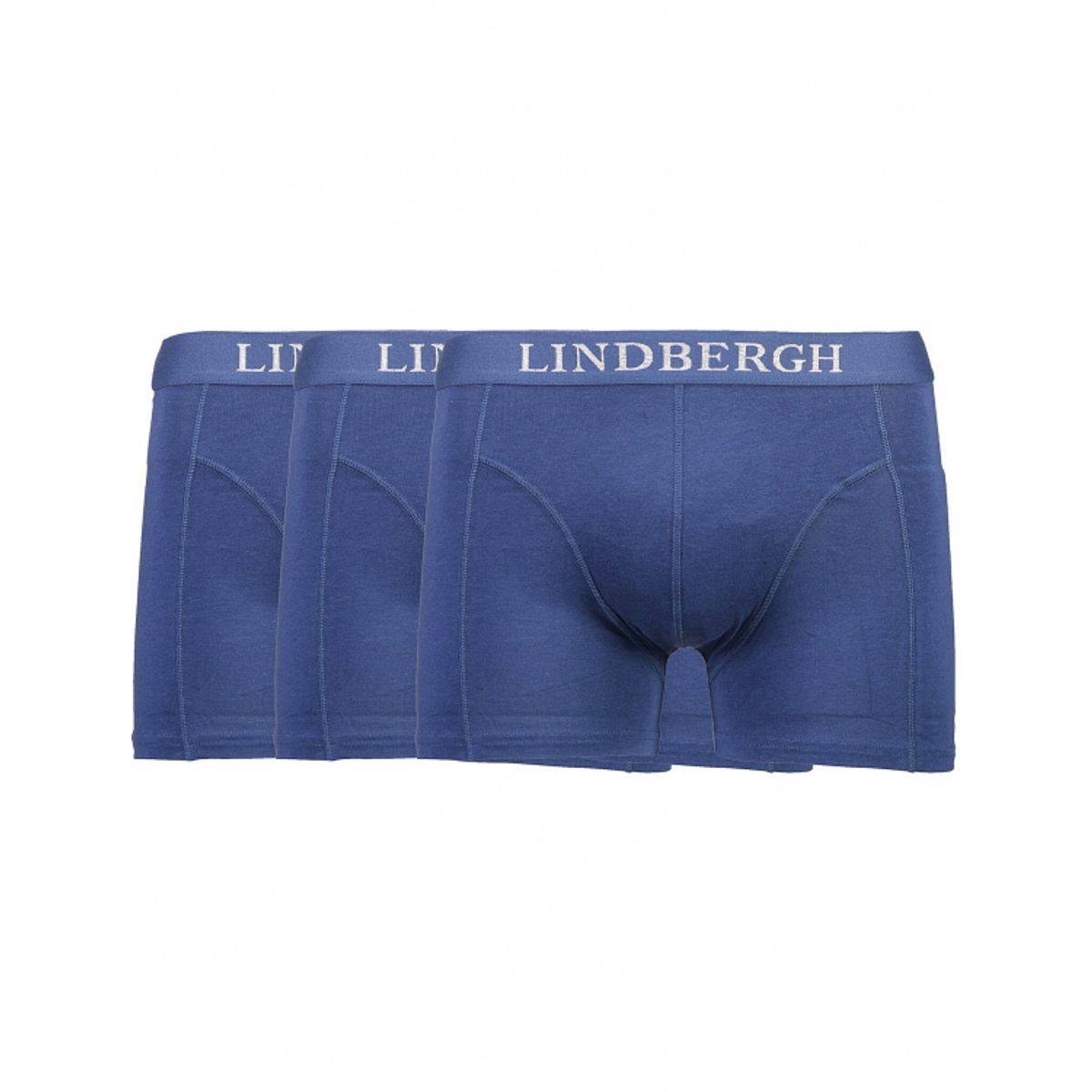 Lindbergh 3pak underbukser/boksershorts med bambus i navy til herre