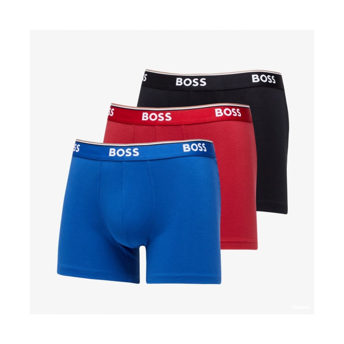 BOSS 3pak underbukser/boksershorts med signaturstribe i forskellige farver til herre