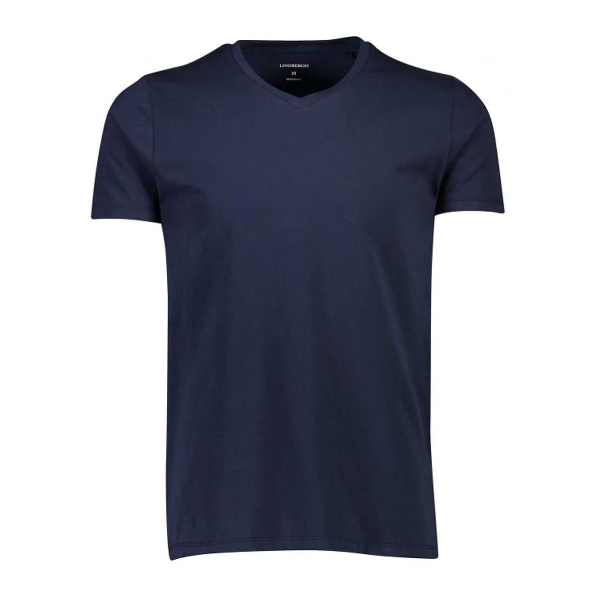 Lindbergh T-shirt m. v-hals i navy til herre