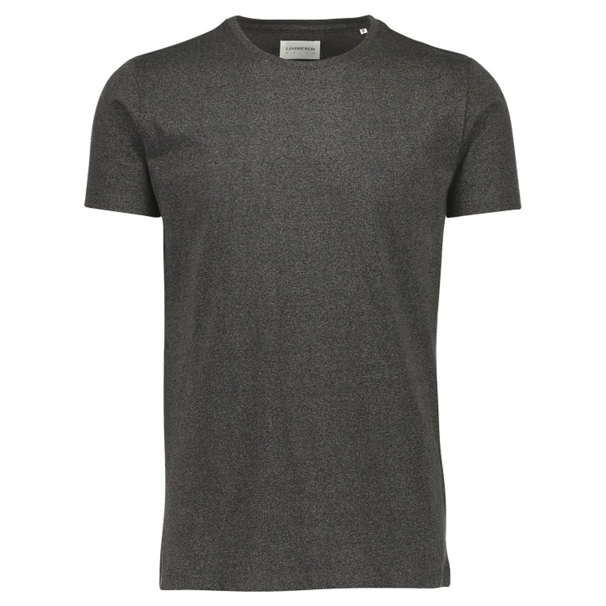 Lindbergh T-shirt i sort / deep black mix til herre