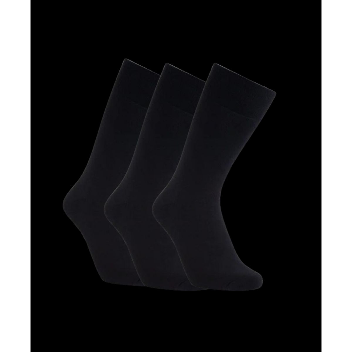 Iz sock 3pak Copenhagen premium uld strømper i sort | Ultra Soft