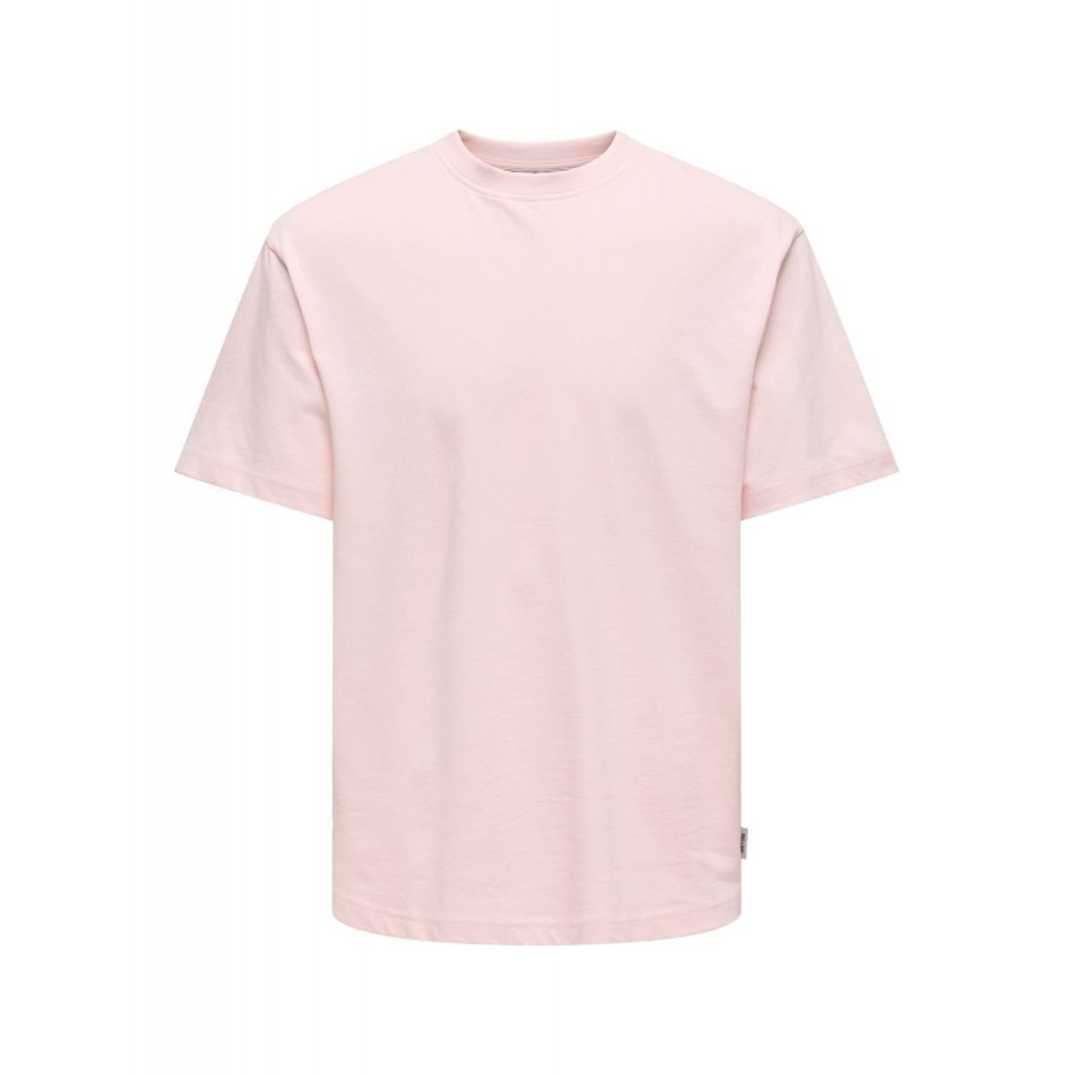 ONLY & SONS t-shirt i lyserød til herre | Relaxed fit |