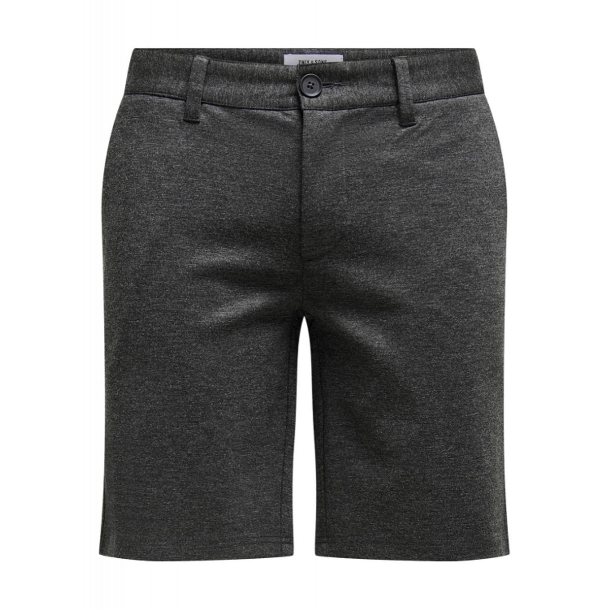 ONLY & SONS chino shorts i bambus i mørkegrå til herre