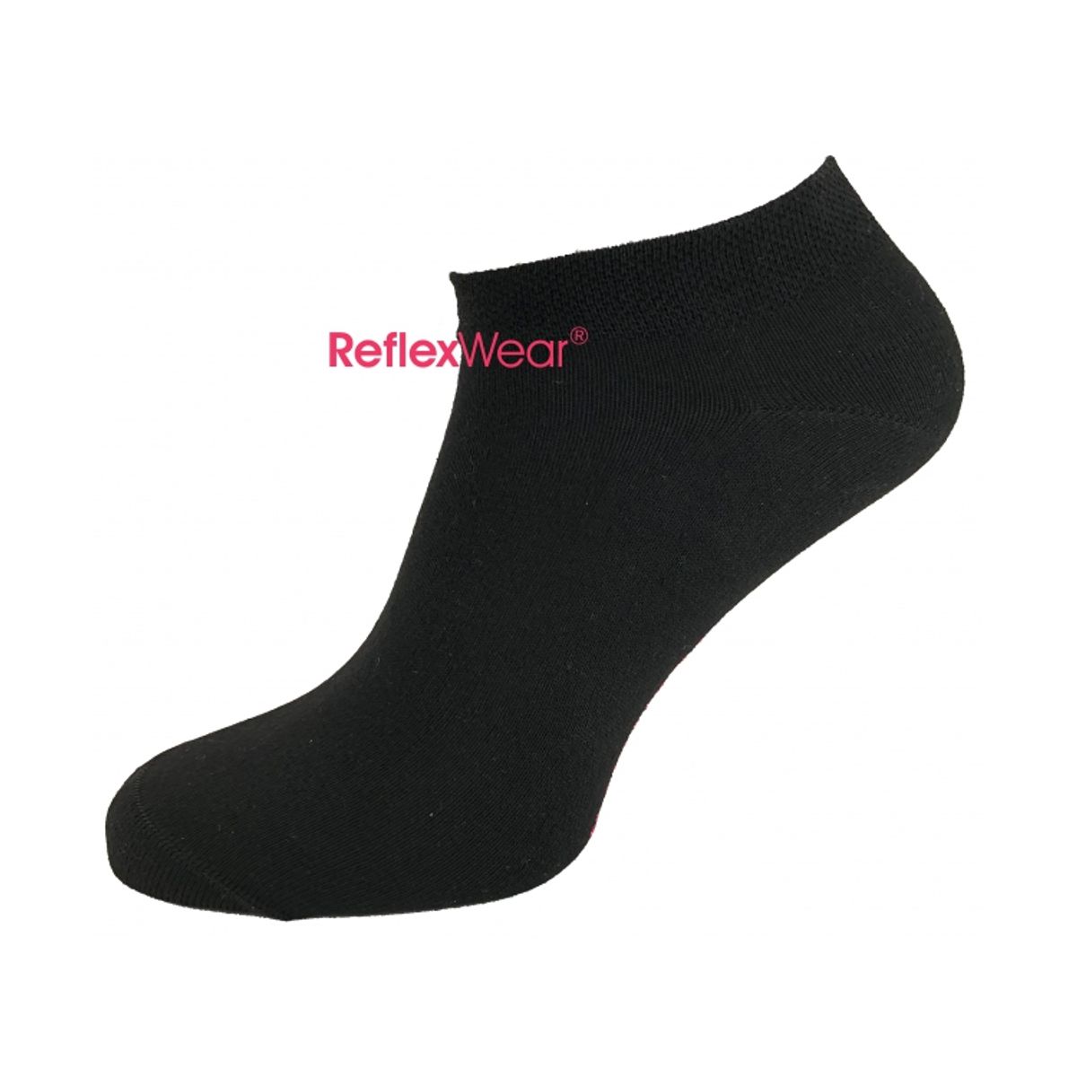 ReflexWear ® Comfort & Diabetes "Low Cut" tynde ankelstrømper i sort. Unisex