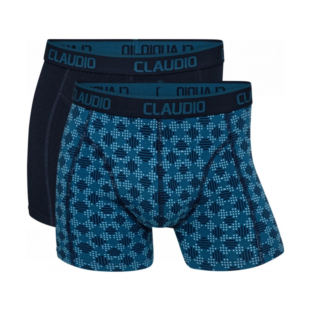 Claudio 2pak underbukser/trunks i blå til herre