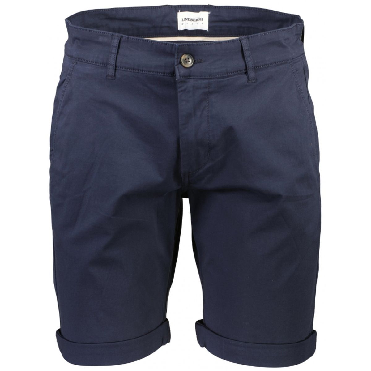 Lindbergh Chino Shorts i navy til herre