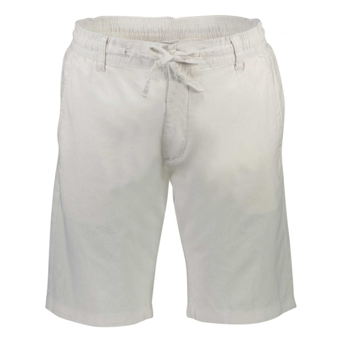 Lindbergh Linned shorts i hvid til herre