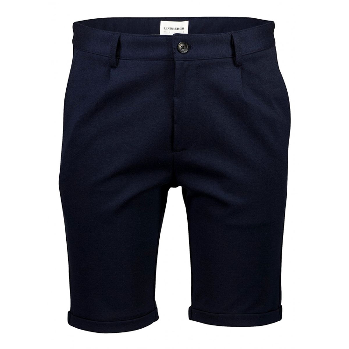 Lindbergh Plisserede shorts i navy til herre