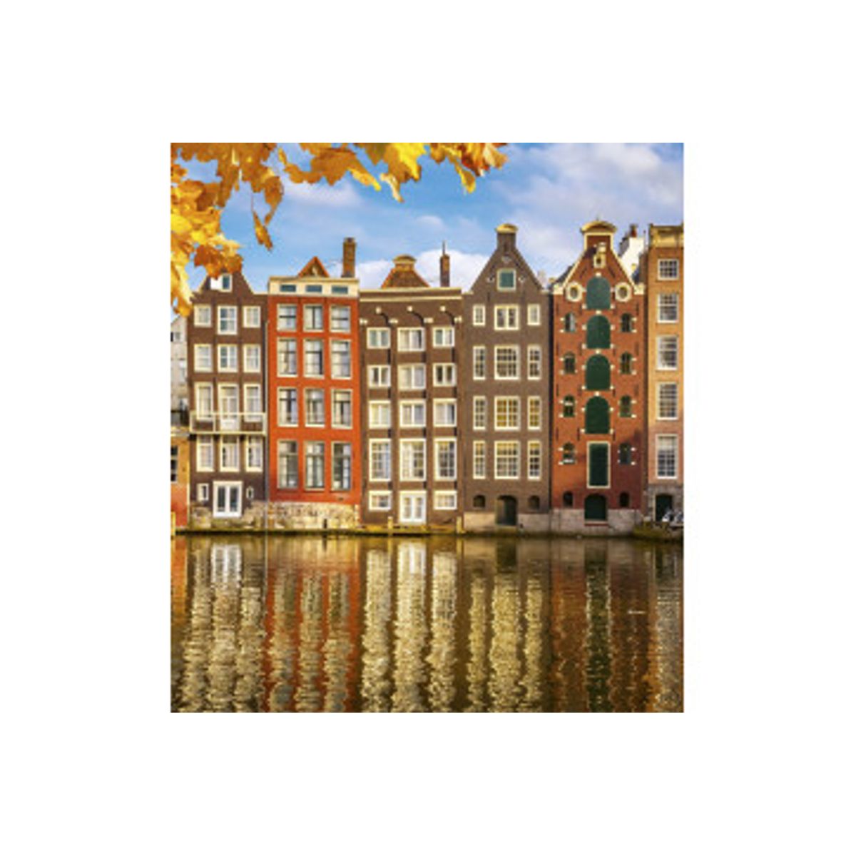 Fototapet - Houses In Amsterdam