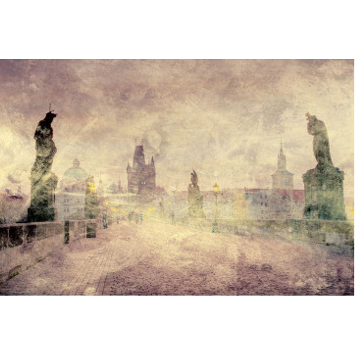 Fototapet - Charles Bridge Abstract I